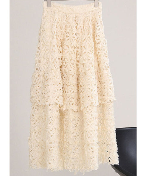 Flower Tiered Skirt